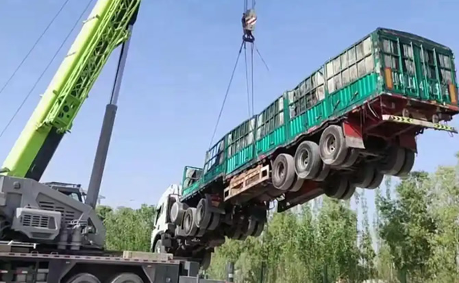 渠县道路脱困救援案例